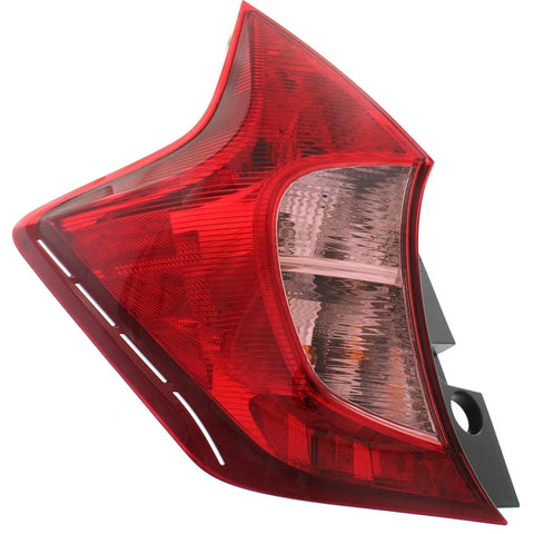 Halogen Tail Light For 2014-2017 Nissan Versa Note Left Clear/Red w/ Bulbs CAPA