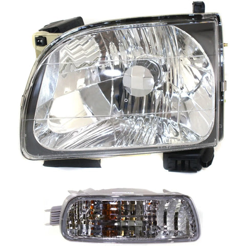 Headlight Kit For 2001-2004 Toyota Tacoma Left Side 2Pc