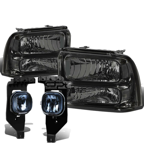 05-07 SUPERDUTY SMOKED TINTED HEADLIGHT+CLEA