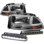 BLACK HEADLIGHT+AMBE