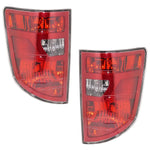 Tail Light Set For 2009-2014 Honda Ridgeline Left Right Clear/Red Halogen CAPA