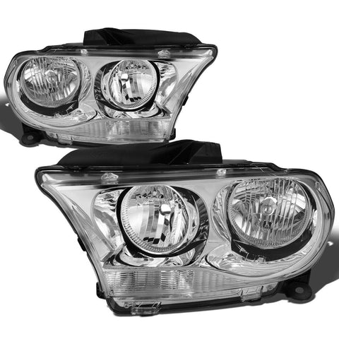 11-13 Dodge Durango Chrome Housing Clear Corner Headlight/Lamp