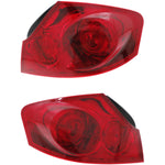 Tail Light For 2009-2013 Infiniti G37 Set of 2 Driver and Passenger Side CAPA