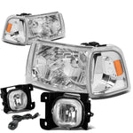 CHROME CRYSTAL HEADLIGHT+AMBE