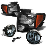 BLACK HEADLIGHT+AMBE