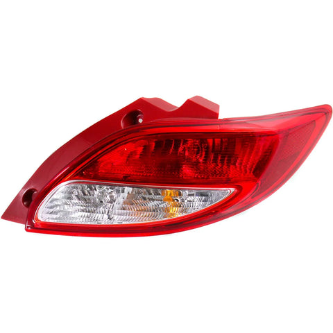 Halogen Tail Light For 2011-2014 Mazda 2 Right Clear & Red Lens w/ Bulb(s)