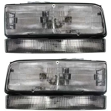 Halogen Headlight Set For 1992-1993 Buick LeSabre Left & Right w/ Bulb(s) Pair