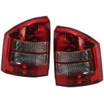 Taillights Lamps Taillamps Rear Brake Lights Pair Set for 07-10 Jeep Compass