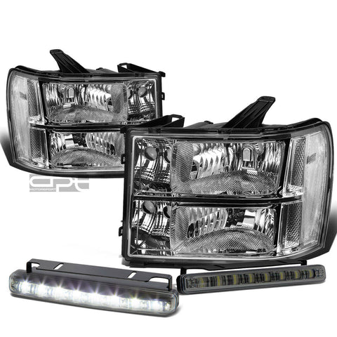 CHROME CLEAR CORNER HEAD+BUMPER+SM