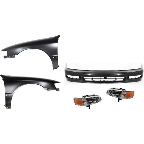 Bumper Cover Kit For 96-97 Honda Accord 5pc