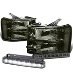 SMOKED HOUSING CLEAR CORNER HEAD+BUMPER+LE