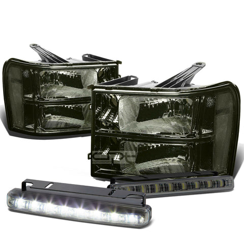 SMOKED HOUSING CLEAR CORNER HEAD+BUMPER+LE