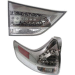 Tail Light Set For 2011-2020 Toyota Sienna Left Inner Outer Clear/Red Halogen