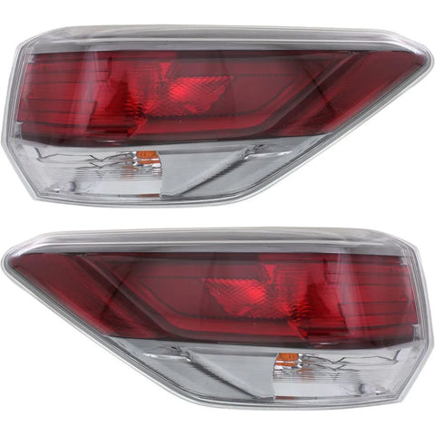 Set of 2 Tail Light For 2014-2017 Toyota Highlander LE LH & RH Outer