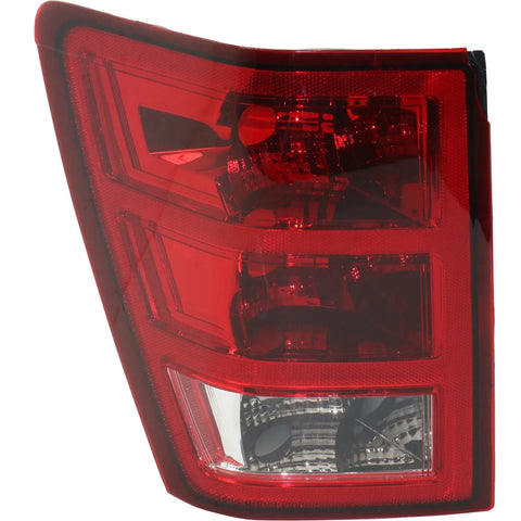 Halogen Tail Light For 2005-2006 Jeep Grand Cherokee Left Clear & Red Lens