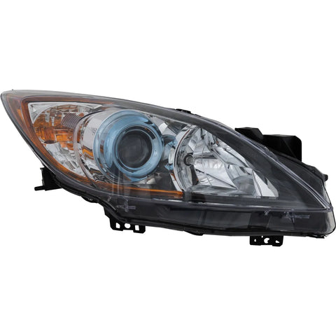 Headlight For 2012-2013 Mazda 3 Hatchback or Sedan Right With Bulb