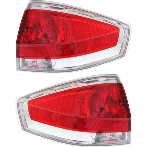 New Set of 2 Tail Lights Lamps Driver & Passenger Side Sedan LH RH Focus Pair