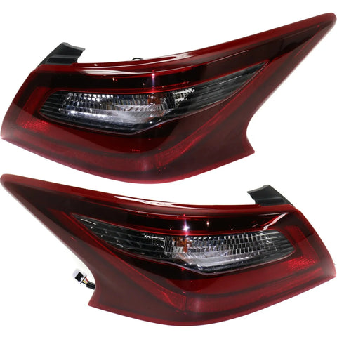 Tail Light For 2016-2018 Nissan Altima Set of 2 Left and Right Outer CAPA