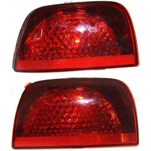 Tail Light Set For 2010-2013 Chevrolet Camaro Right Inner Outer Red Lens Halogen