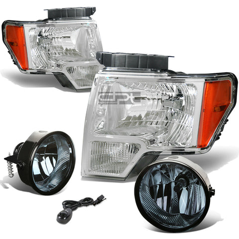 CHROME HEADLIGHT+AMBE