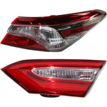 Tail Light Set For 2018-2020 Toyota Camry LH/RH Inner Outer w/ bulb Halogen CAPA