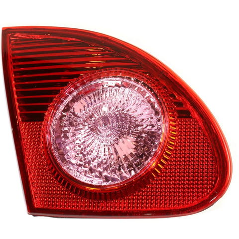 Halogen Tail Light For 2003-2008 Toyota Corolla Left Inner Clear & Red Lens