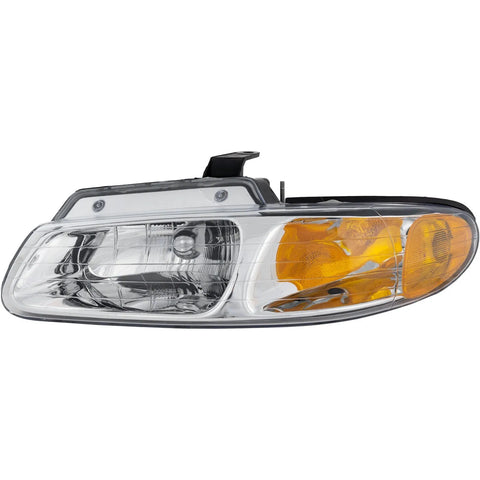 Headlight For 2000 Dodge Grand Caravan Chrysler Town & Country Driver w/ bulb