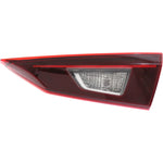 Tail Light For 2014-2015 Mazda 3 Passenger Side Inner CAPA