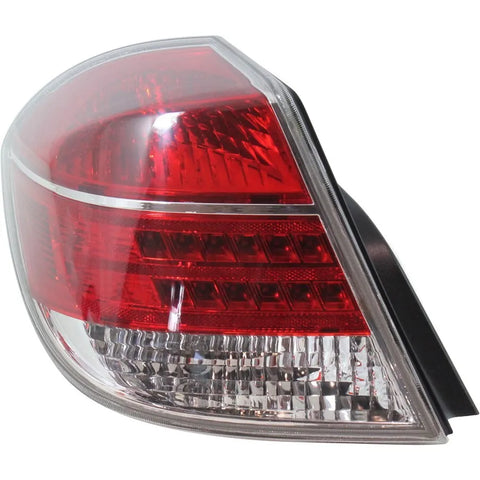 Halogen Tail Light For 2007-2009 Saturn Aura Left Clear & Red Lens w/ Bulb(s)