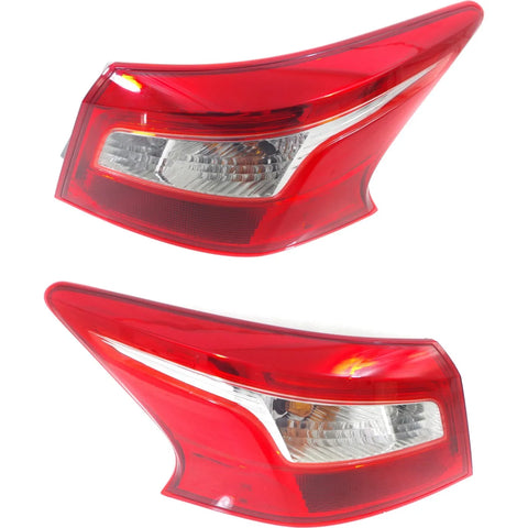 Tail Light For 2016-2018 Nissan Sentra Set of 2 Driver Passenger Side Outer CAPA