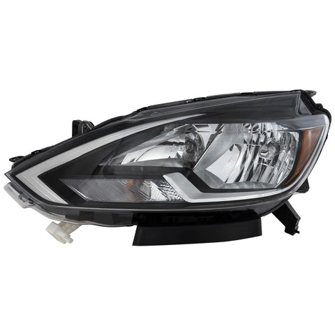Halogen Headlight Driver Side Left For 2016 2017 2018 2019 Nissan Sentra