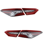 Tail Light Set For 2021-2022 Toyota Camry Camry LH RH Inner Outer Clear/Red