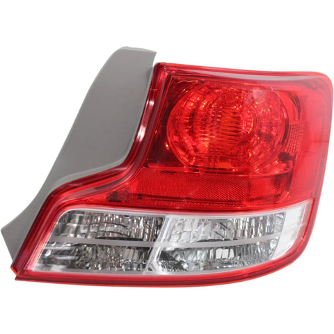 Halogen Tail Light For 2012-2013 Scion tC Right Clear/Red w/ Socket Hole
