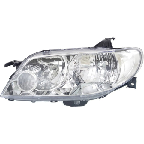 Headlight For 2002-2003 Mazda Protege5 Hatchback Left Aluminum Bezel