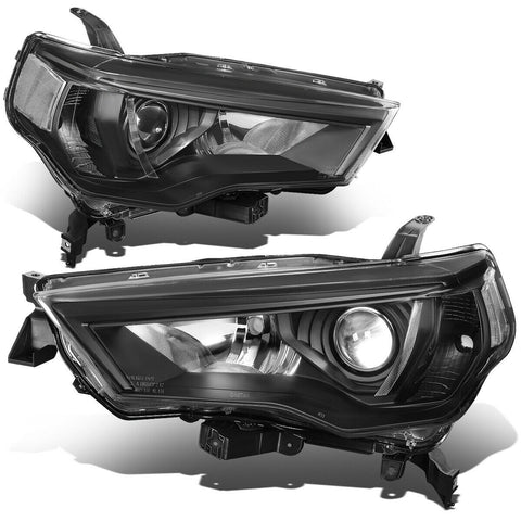 2014-2020 Toyota 4Runner Black Clear Signal Projector Headlight Headlamp