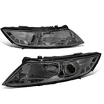 11-13 Optima Factory Style Projector Chrome Housing Smoked Lens Headlights