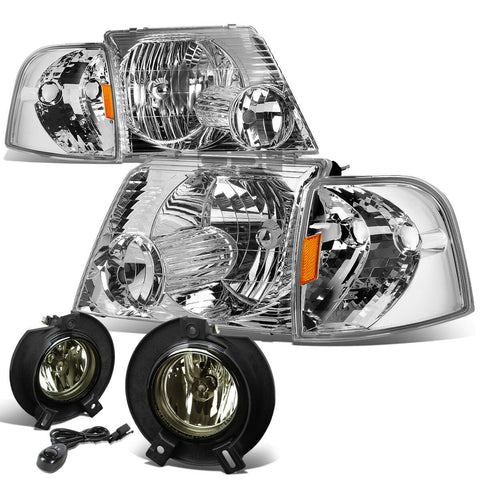 CHROME HOUSING HEADLIGHT+AMBE