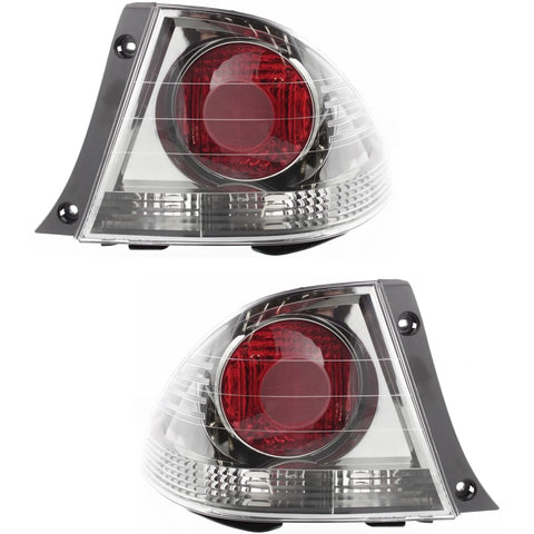Set of 2 Tail Light For 02-03 Lexus IS300 Driver and Passenger Side Outer Sedan