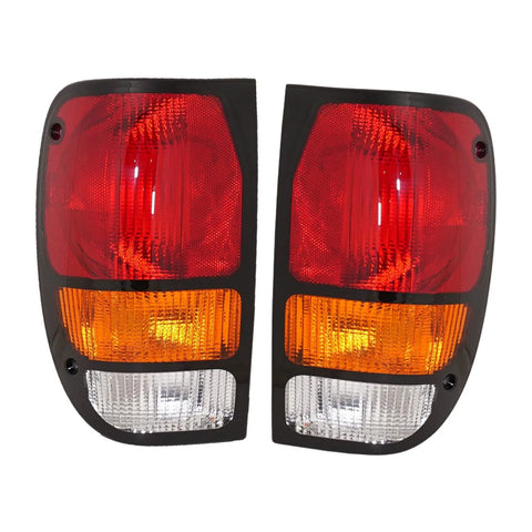 Tail Light Set For 1994-2000 Mazda B4000 94-97 B2300 LH RH Amber Clear Red CAPA
