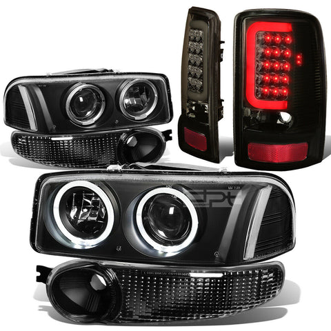 DENALI BLACK HALO PROJECTOR HEADLIGHT+BUMP