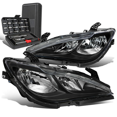 2017-2020 Chrysler Pacifica Black/Clear Signal Headlight Head Lamp+Tool Box