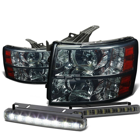 SMOKED HOUSING HEADLIGHT+AMBE