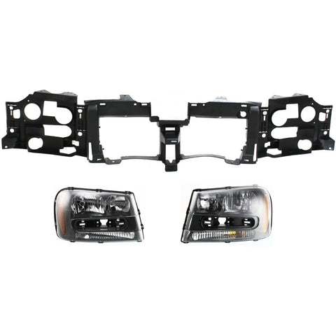 Header Panel Kit For 2002-2009 Chevrolet Trailblazer 3pc