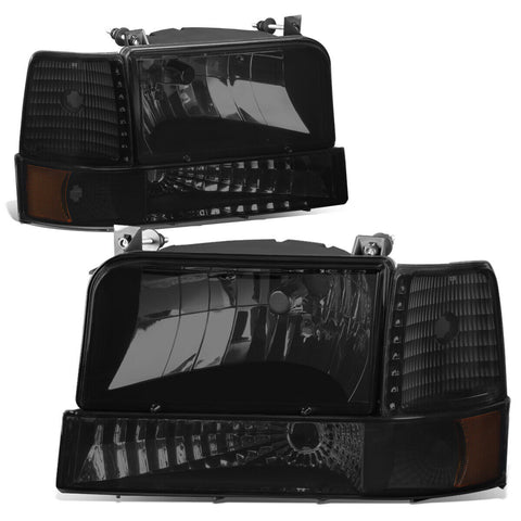 92-96 d F150/F250/F350 Headlight+Bump