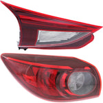 Tail Lights For 2014-2018 Mazda 3 & 3 Sport LH Inner Outer w/ bulbs Halogen/LED
