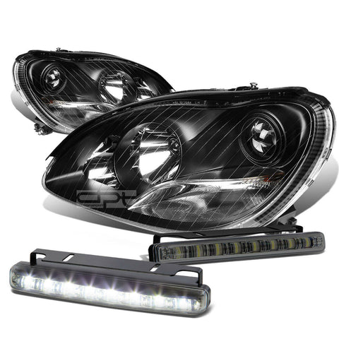 BLACK PROJECTOR HEADLIGHT+BUMP