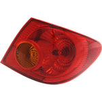 Tail Light for 2003-2004 Toyota Corolla Passenger Side