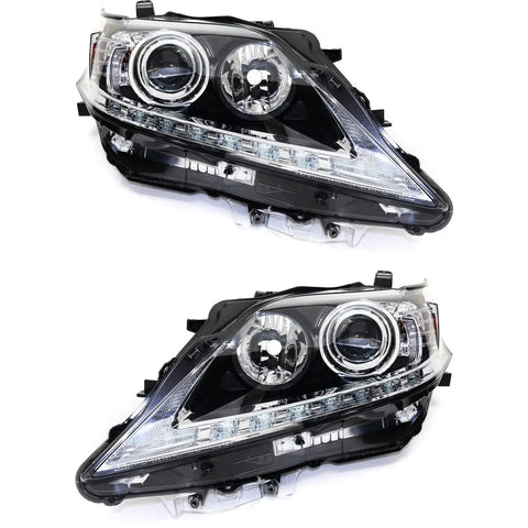 Headlight Set For 2013-2015 Lexus RX350 RX450h Japan Built Left and Right 2Pc