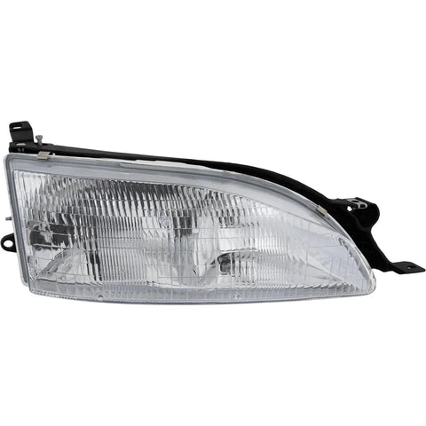 Headlight For 95-96 Toyota Camry USA Built Right Clear Lens With Bulb