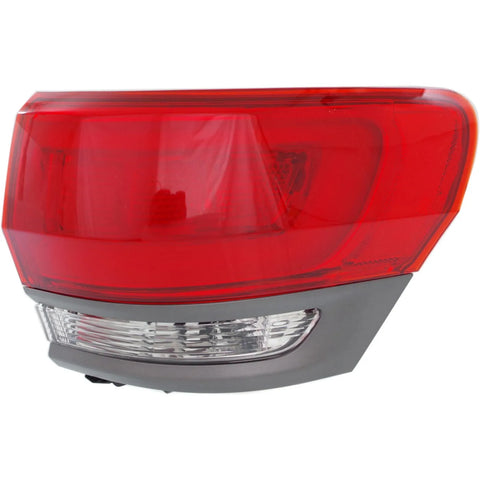 For JEEP GRAND CHEROKEE 2014-2018 Tail Light Assembly with Gray Trim Right Side